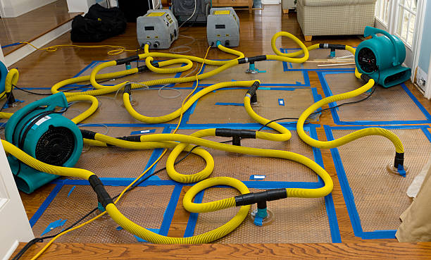 Professional Flood Damage Restoration technician working in Plainsboro, NJ